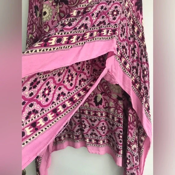 Free People Vibrant Pink and Purple Kimono - Picture 7 of 11